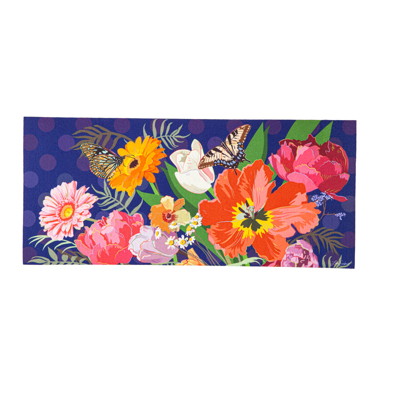 Evergreen Floormat,Bloom Boldly Sassafras Switch Mat,22x0.2x10 Inches