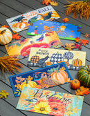 Happy Halloween Black Cat Sassafras Switch Mat