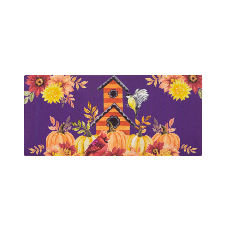 Welcome Fall Bird House Sassafras Switch Mat