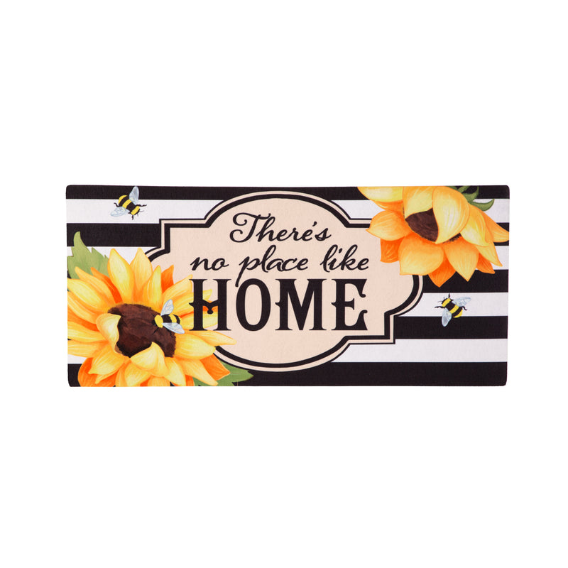 Evergreen Floormat,There's No Place Like Home Sassafras Switch Mat,0.25x22x10 Inches