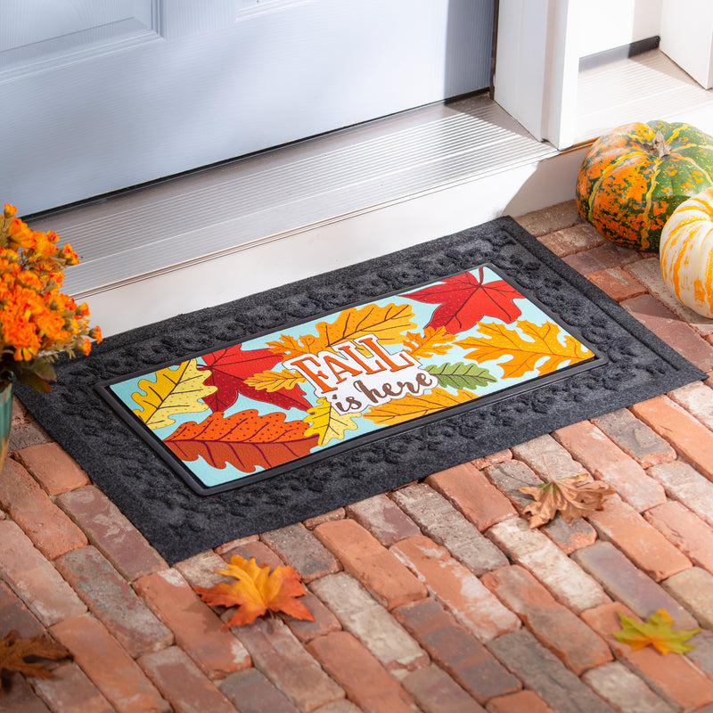 Evergreen Floormat,Fall Is Here Sassafras Switch Mat,22x0.25x10 Inches