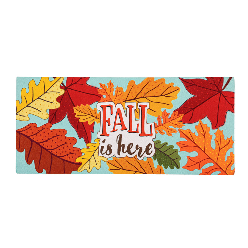 Evergreen Floormat,Fall Is Here Sassafras Switch Mat,22x0.25x10 Inches