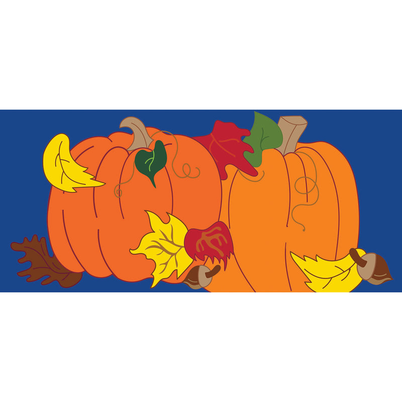 Pumpkin Applique Sassafras Switch Mat