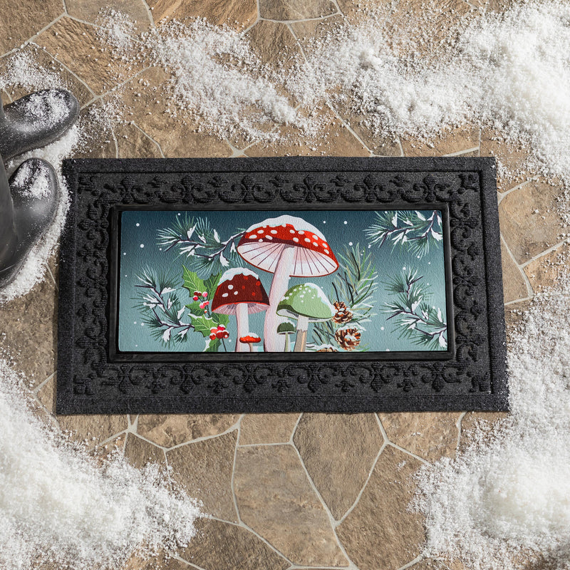 Woodland Winter Mushroom Sassafras Switch Mat