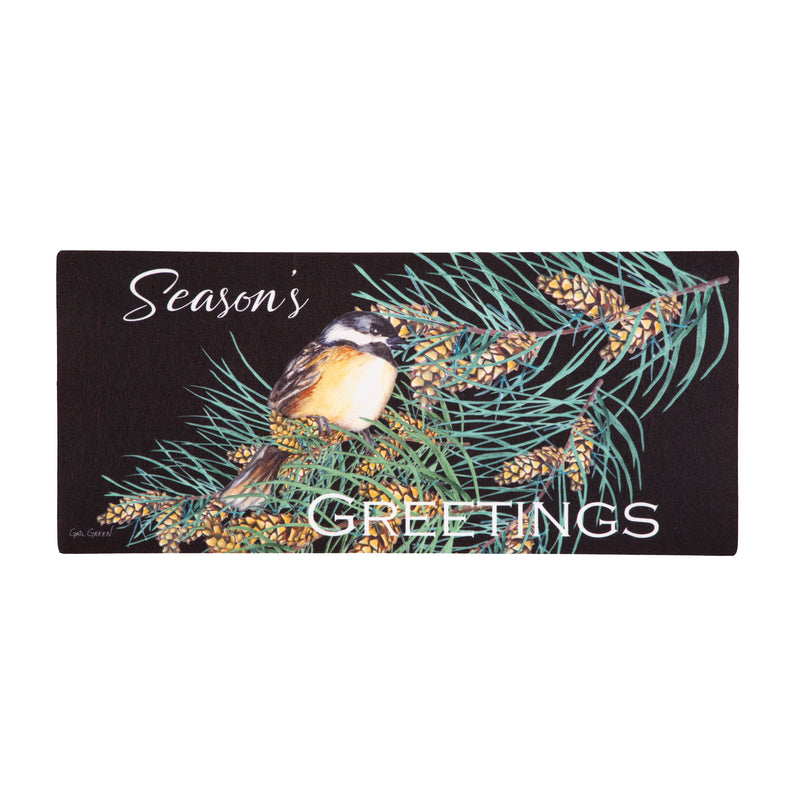 Season's Greeting Bird Sassafras Switch Mat