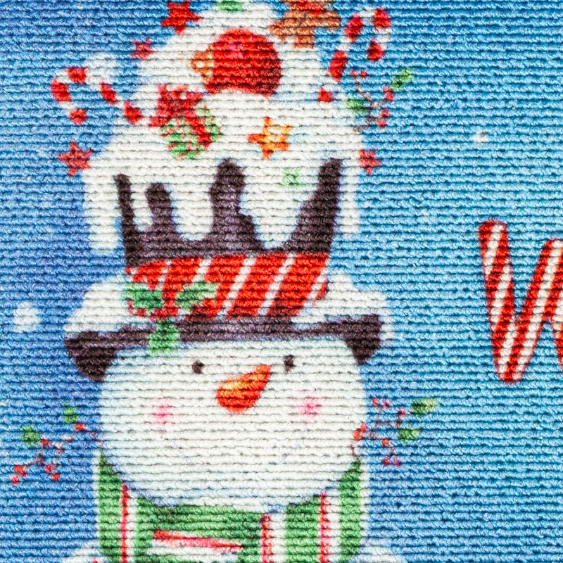 Christmas Snowman Textured Sassafras Switch Mat