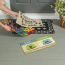 A House is Not a Home Without Paw Prints Burlap Sassafras Switch Mat