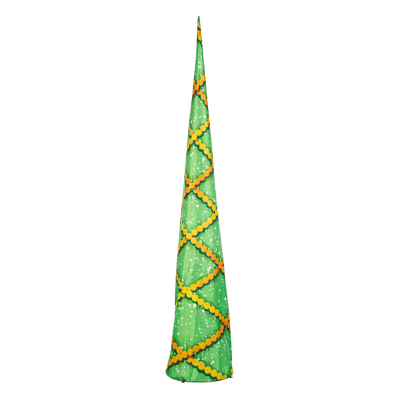 Christmas Tree Fabric Cone with Color Changing Lights,47fs104