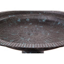 Cast Iron Bird Bath on Pedestal,47m1345