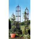 5' Powder-Coated Steel Garden Obelisk Bronze,47m3014