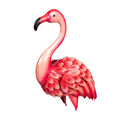 37.5"H Metal Flamingo Garden Statuary,47m3146