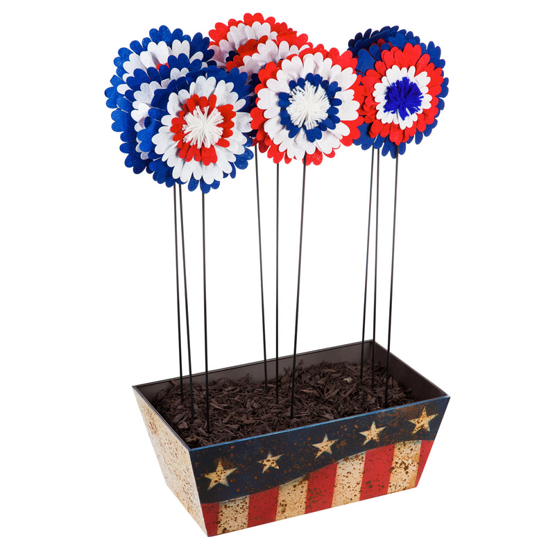 Americana Metal Planter/Display Box,47m3208