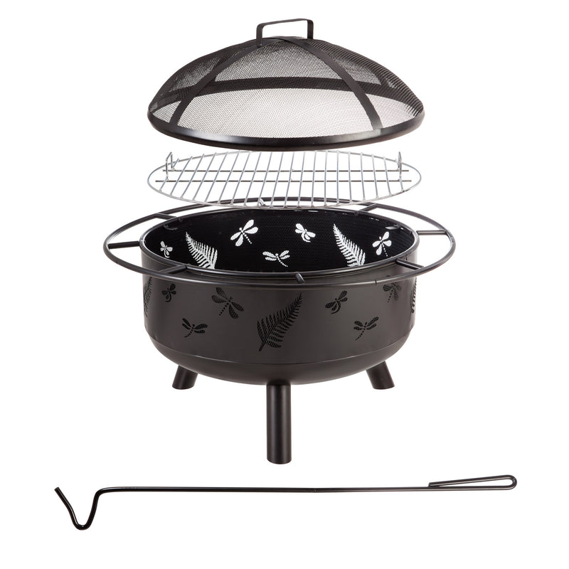 Dragonfly Wood-Burning Fire Pit,47m3248