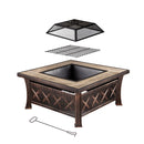 36" Taylor Firepit Table, 36"x36"x23.5"inches