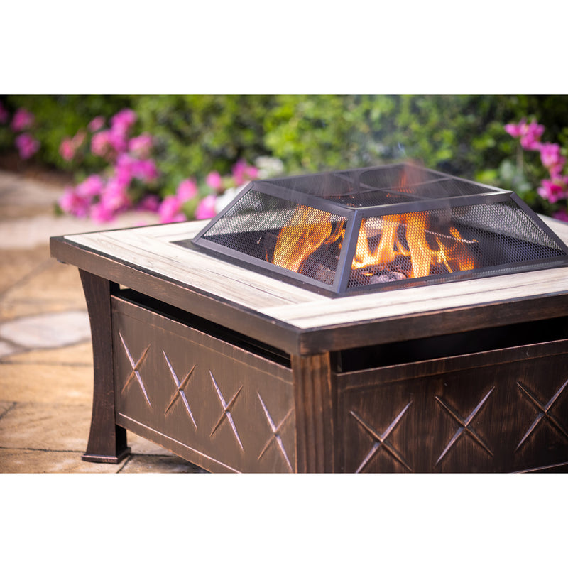 36" Taylor Firepit Table, 36"x36"x23.5"inches