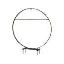 Metal Outdoor Sculptural Decor for Displaying Planter or Flag,47m3786