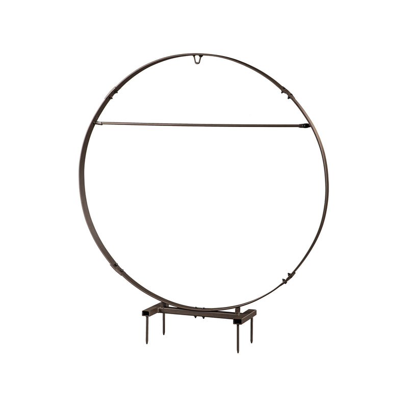 Metal Outdoor Sculptural Decor for Displaying Planter or Flag,47m3786