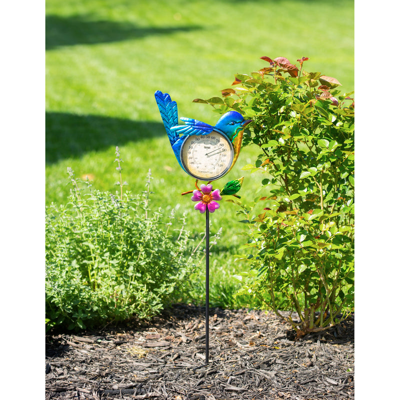 42"H Bluebird Thermometer,47m3815