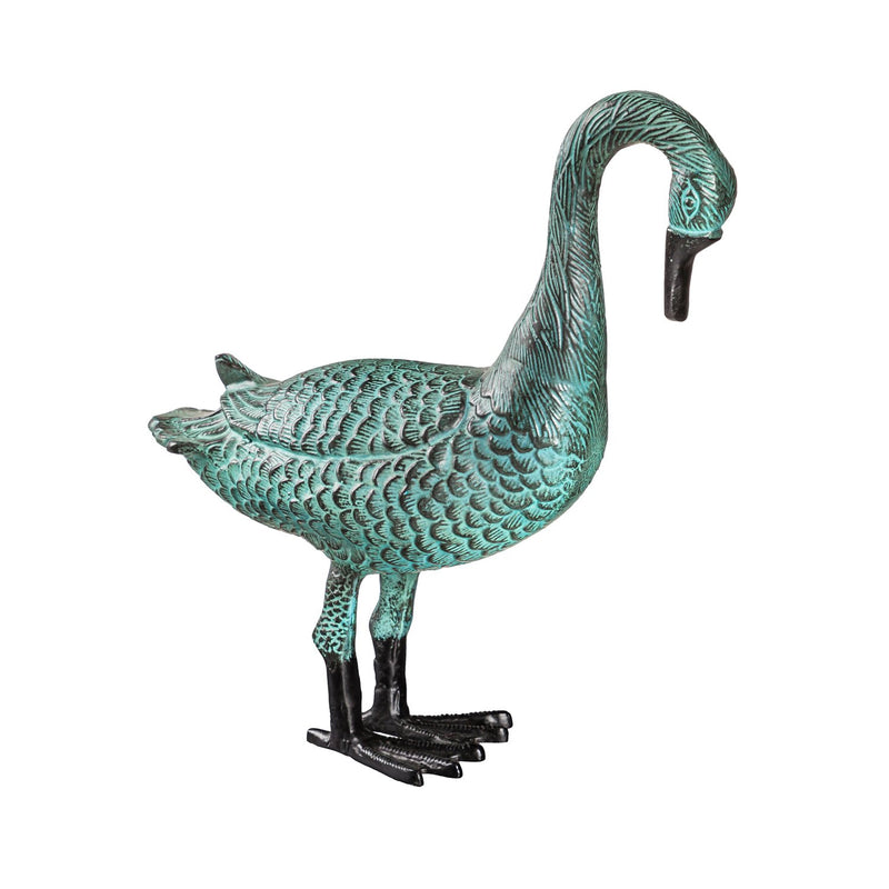 17"H Blue Duck Garden Statuary, 16"x5.5"x17"inches