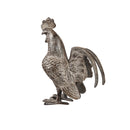 10"H Rooster Metal Garden Statuary, 8.5"x4.5"x10"inches