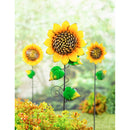 Radiant Sunflower Garden Stake, Set of 3,47m3873