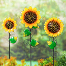 Radiant Sunflower Garden Stake, Set of 3,47m3873