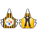 Pittsburgh Steelers, Double Side Apron,4ap3824ds