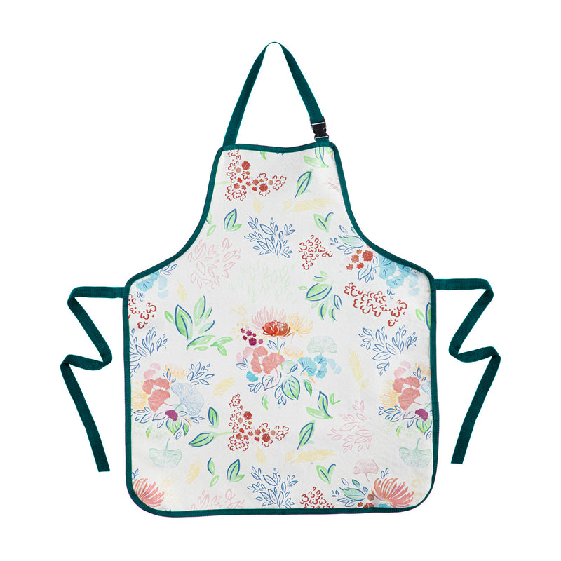 Doulbe Sided Apron, Backyard Oasis, Floral Essence,4ap7022ds