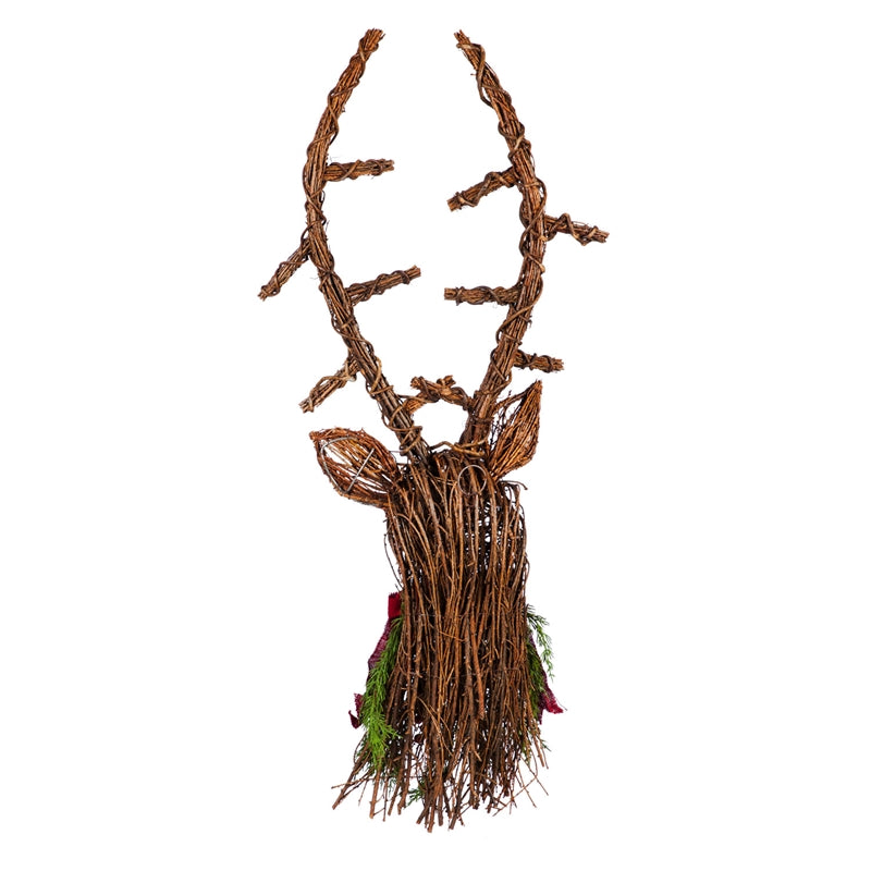 Natural Vine Reindeer Wall Décor,4fl079