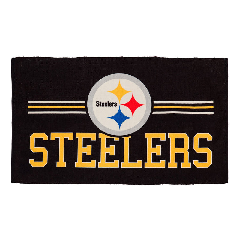 Pittsburgh Steelers, Indoor/Outdoor Rug 3x5,4ir3824