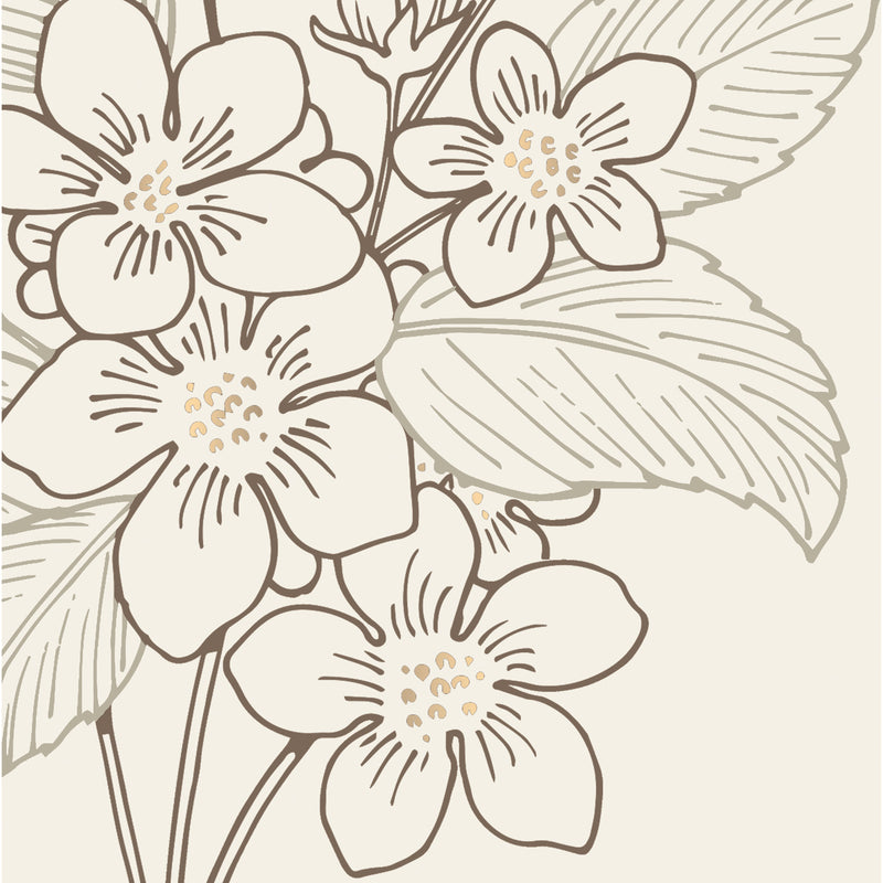 Foil Paper Luncheon Towel, 20 count, At Ease Traditional,4nlf6547