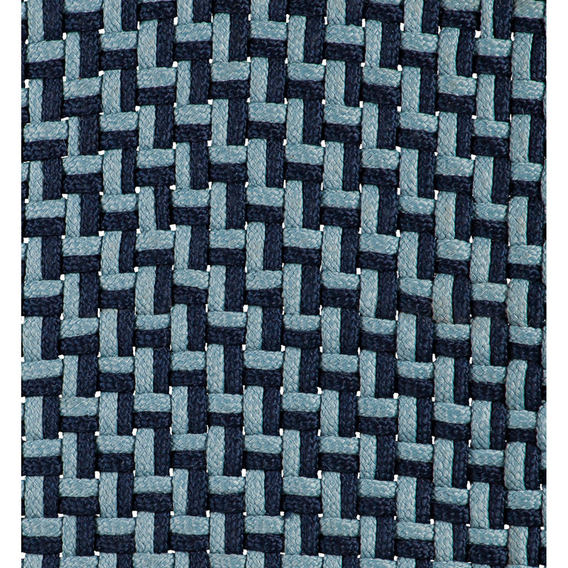 Handwoven Braided Rope Rug 2'x4' Gray/Blue,24"x48"x0.1"inches