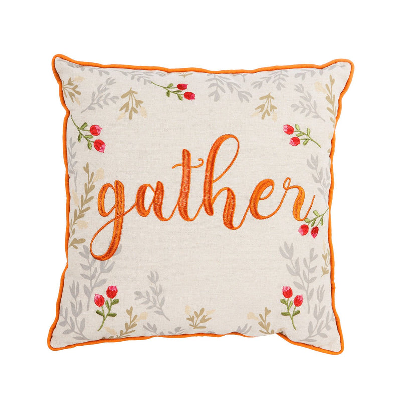 14" Gather Square Pillow,4p147581