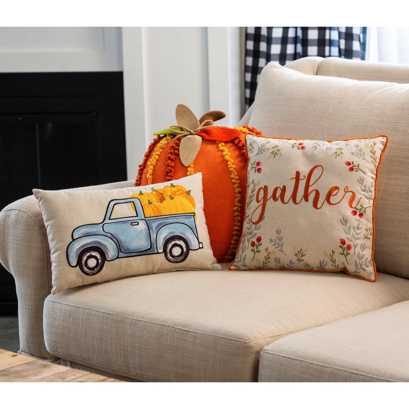 14" Gather Square Pillow,4p147581