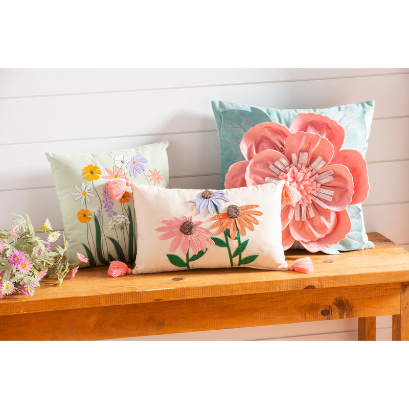 Wildflower Lumbar Pillow,4p303260