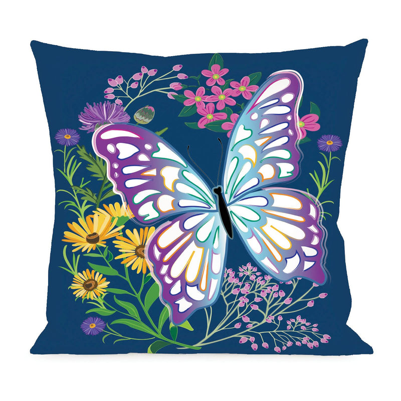 Butterfly Meadow Interchangeable Pillow Cover,4plc388