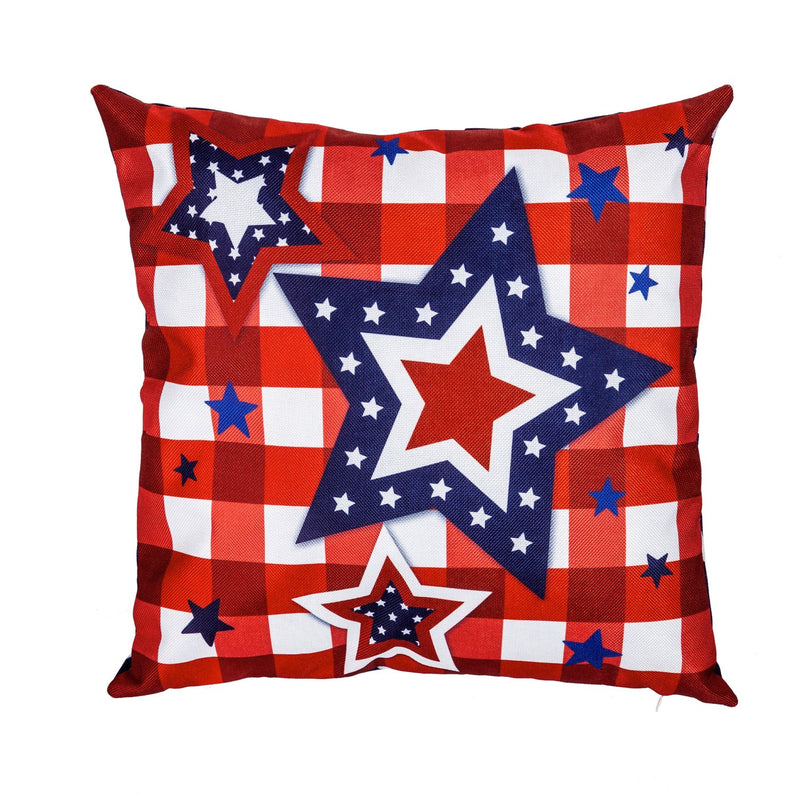 Patriotic Star Trio Interchangeable Pillow Cover,4plc397