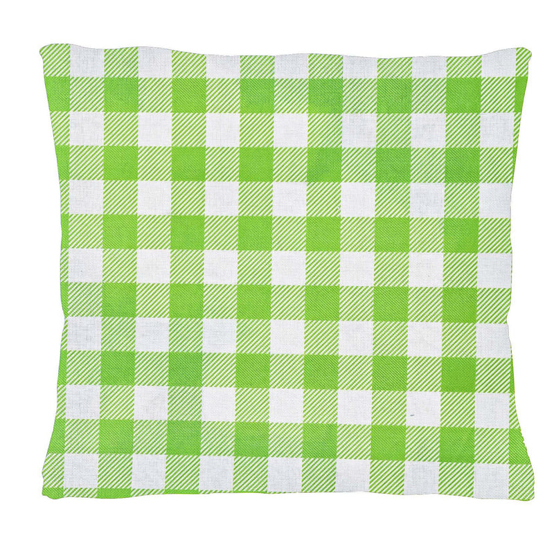 Daffodils and Checks Interchangeable Pillow Cover,4plc432