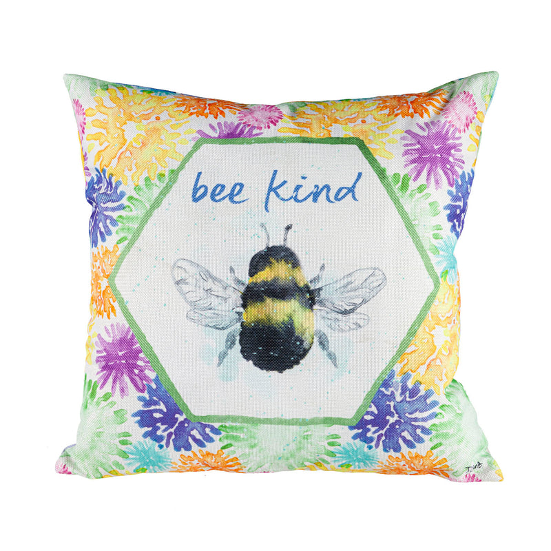 Bee Sweet Bee Kind Interchangeable Pillow Cover,4plc437