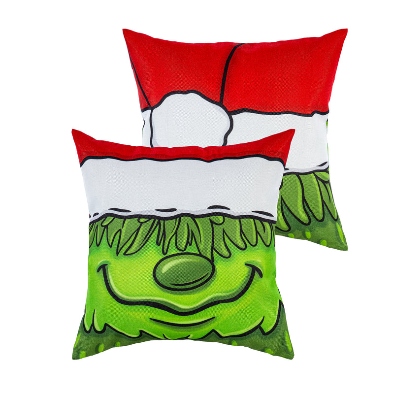 Christmas Monster 18" Interchangeable Pillow Cover,4plc570