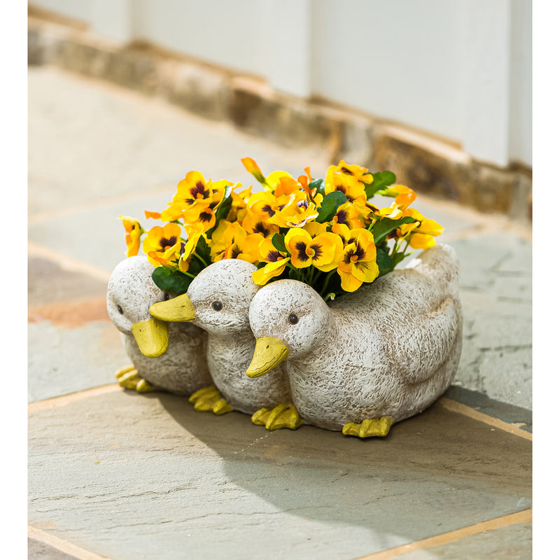 Duckling Triplets Planter,51193