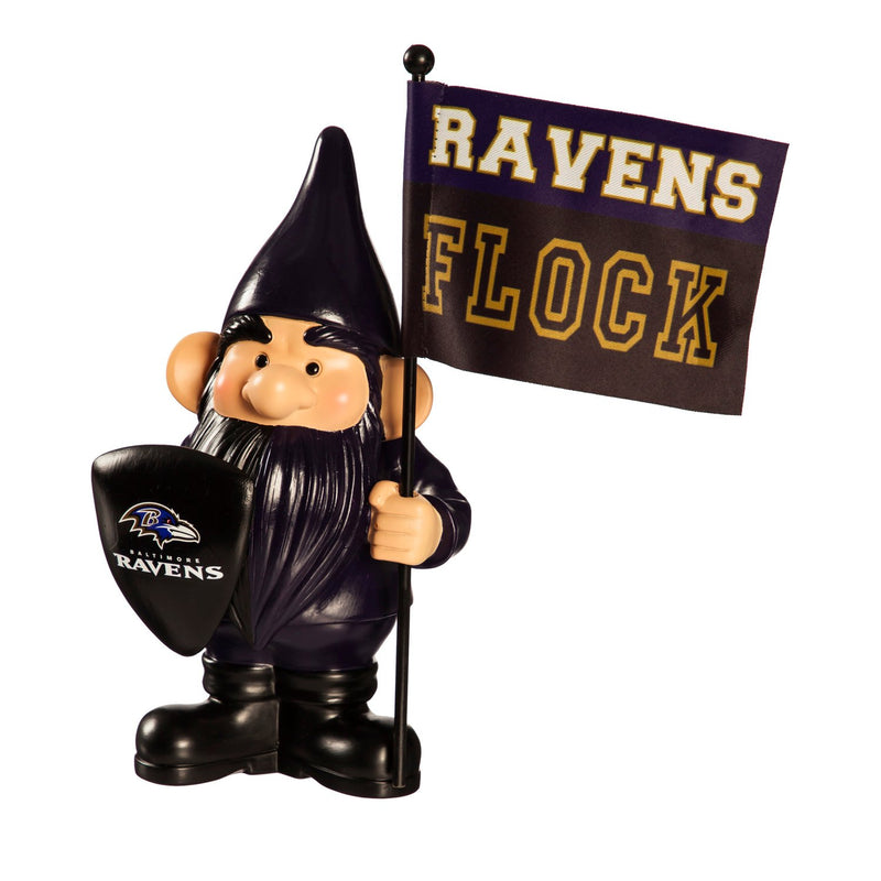 Baltimore Ravens, Flag Holder Gnome,543802fhg