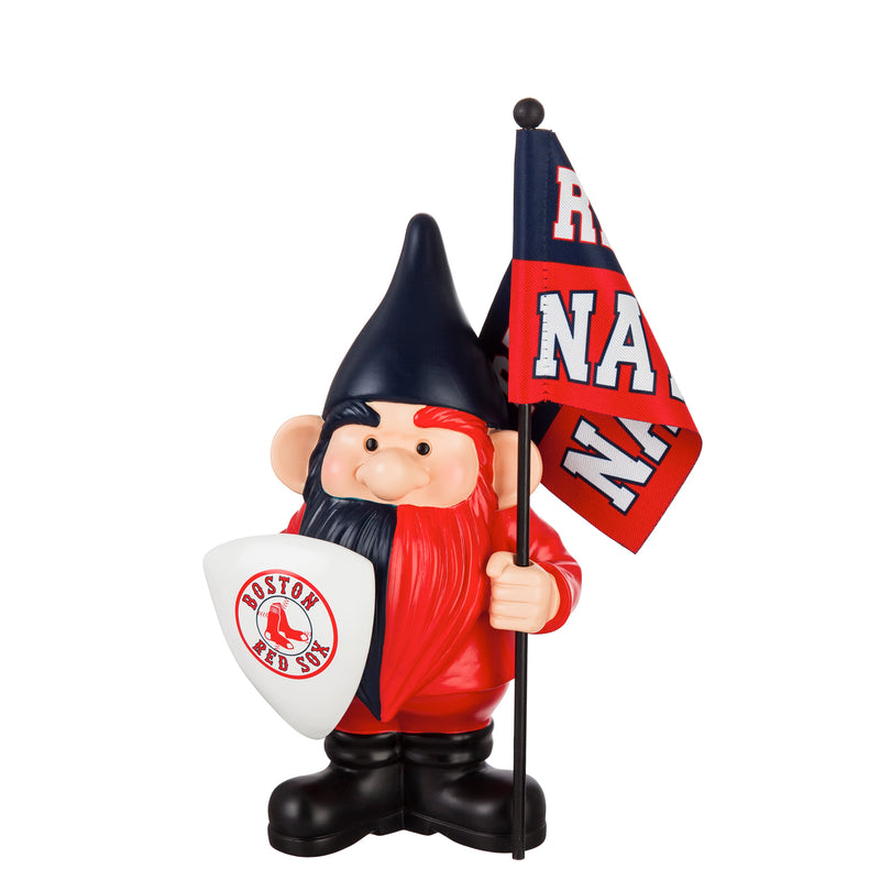 Boston Red Sox, Flag Holder Gnome,544203fhg