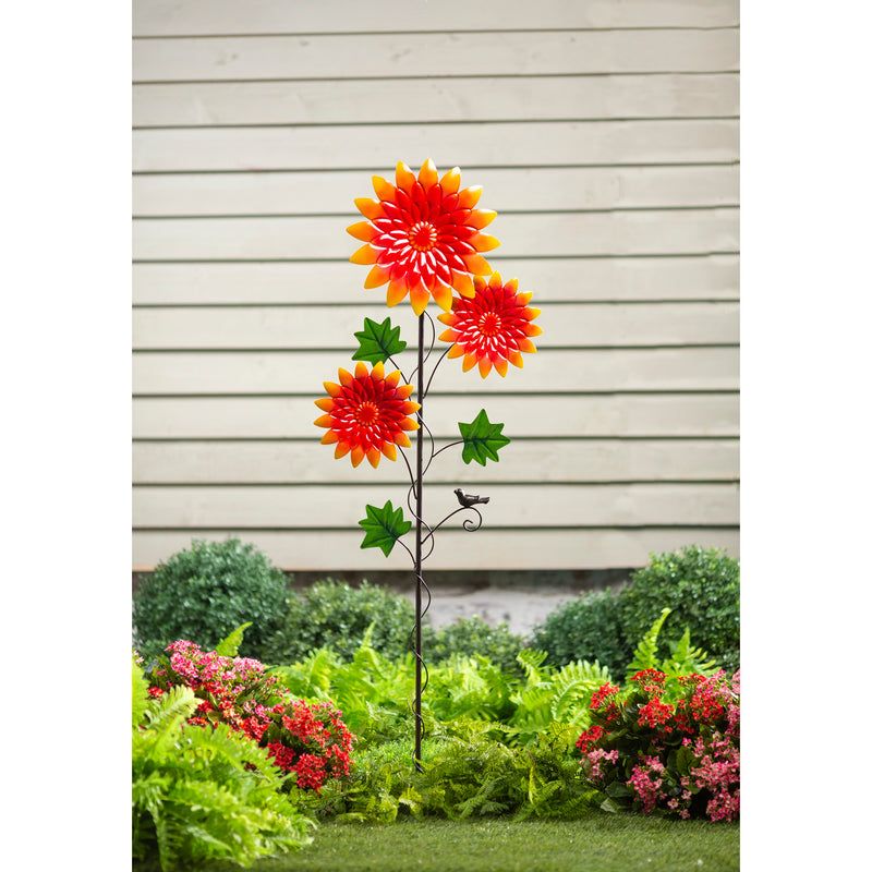 Chrysanthemum Garden Metal Stake,55293