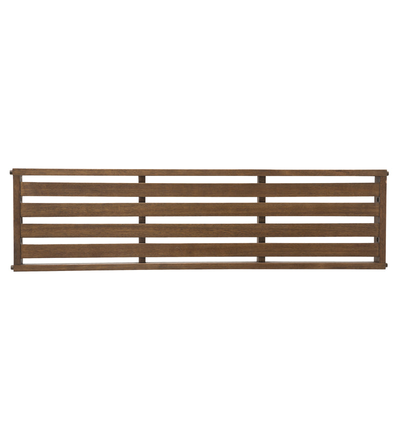 Evergreen Deck & Patio Decor,Outdoor Eucalyptus Bench Seat,46.5x12.62x2.37 Inches