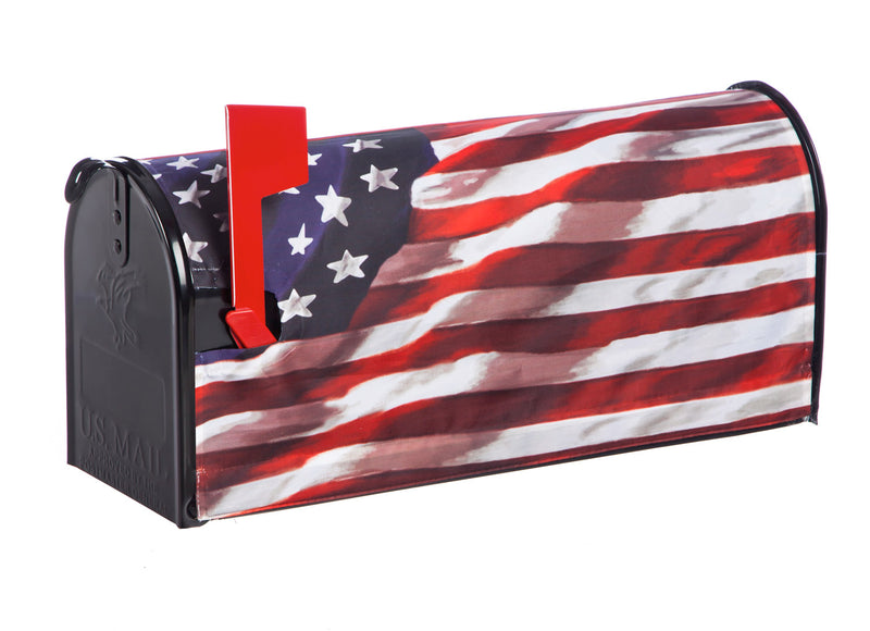 Evergreen Mailbox Cover,America in Motion Mailbox Cover,0.1x20.5x17.7 Inches