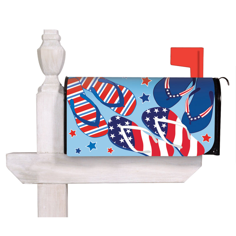 Patriotic Flip Flops Mailbox Cover,56770