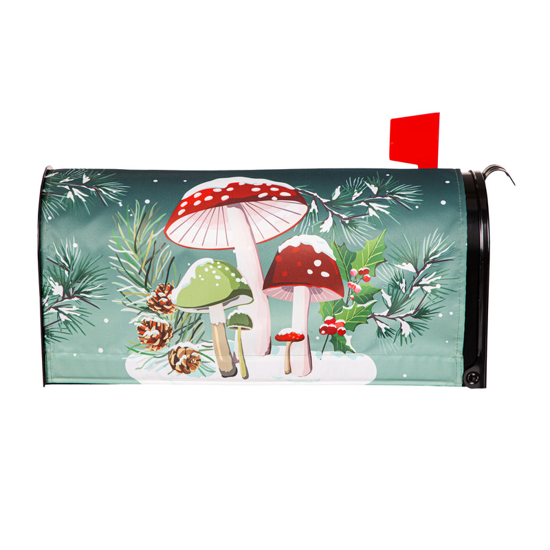 Woodland Winter Mushroom Mailbox Cover,56891