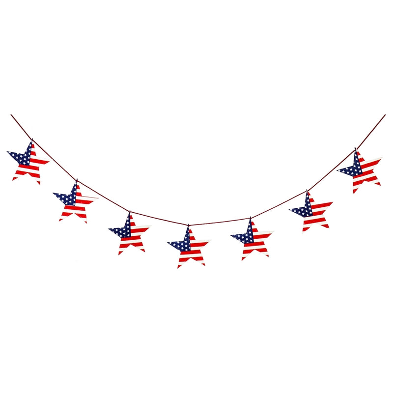 Americana Star Seasonal Décor Banner,58b056