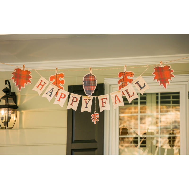 Fall Foliage Seasonal Décor Banner,58l047